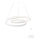 Redo 01-1793 - LED pendel dæmpbar TORSION LED/29W/230V diameter 55 cm hvid