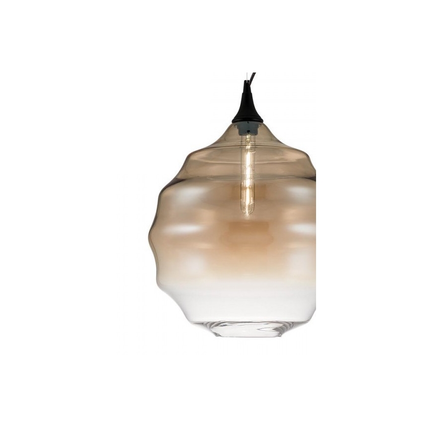 Redo 01-1844 - Pendel SLAG 1xE27/42W/230V diameter 40 cm beige