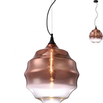 Redo 01-1846 - Pendel SLAG 1xE27/42W/230V diameter 40 cm kobber