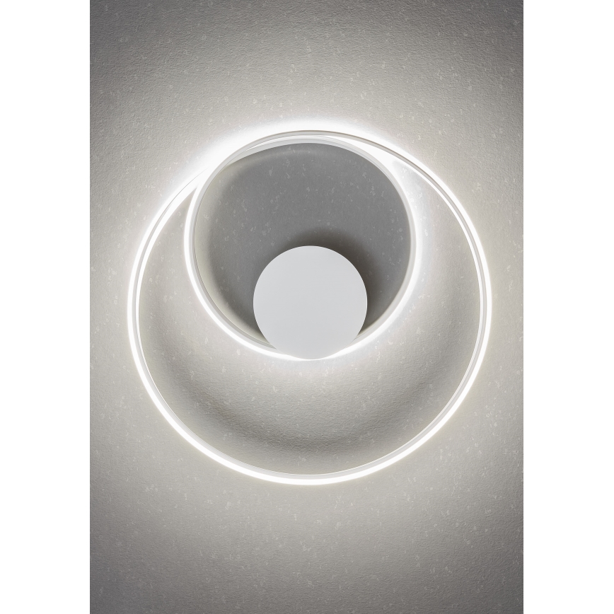 Redo 01-1886 - Dæmpbar LED-loftlampe TORSION LED/29W/230V 4000K Ø 55 cm hvid