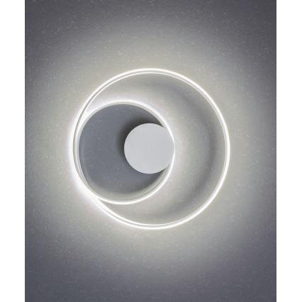 Redo 01-1886 - LED-dæmpbar loftlampe TORSION LED/29W/230V Ø 55 cm hvid