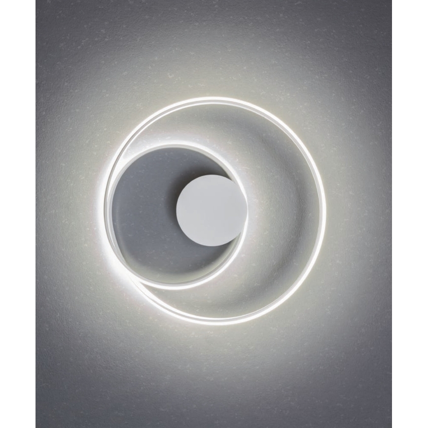 Redo 01-1886 - LED-dæmpbar loftlampe TORSION LED/29W/230V Ø 55 cm hvid