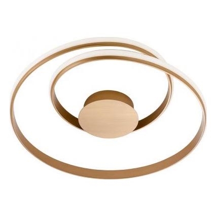 Redo 01-1887 - LED-dæmpbar loftlampe TORSION LED/29W/230V Ø 55 cm bronze