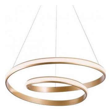 Redo 01-1889 - LED dæmpbar pendel på wire TORSION LED/29W/230V 4000K Ø 55 cm bronze