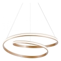 Redo 01-1891 - Dæmpbar LED-lysekrone på wire TORSION LED/35W/230V 4000K Ø 75 cm bronzefarvet