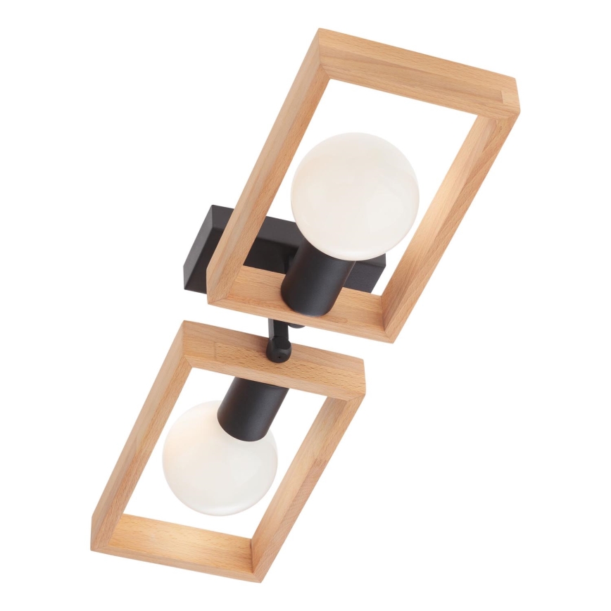 Redo 01-1968 - Loftlampe TIMBER 2xE27/42W/230V bøg