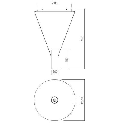 Redo 01-1971 - LED pendel dæmpbar ESSENCE LED/36W/230V CRI 90 3000K hvid