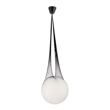 Redo 01-1972 - LED-pendel på stålwire ALLURIA 1xE27/5W/230V Ø 25 cm