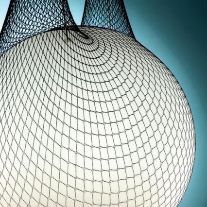 Redo 01-1972 - LED-pendel på stålwire ALLURIA 1xE27/5W/230V Ø 25 cm