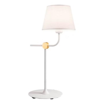 Redo 01-1980 - Bordlampe MORRIS 1xE27/42W/230V hvid