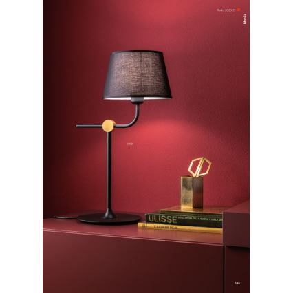 Redo 01-1981 - Bordlampe MORRIS 1xE27/42W/230V sort