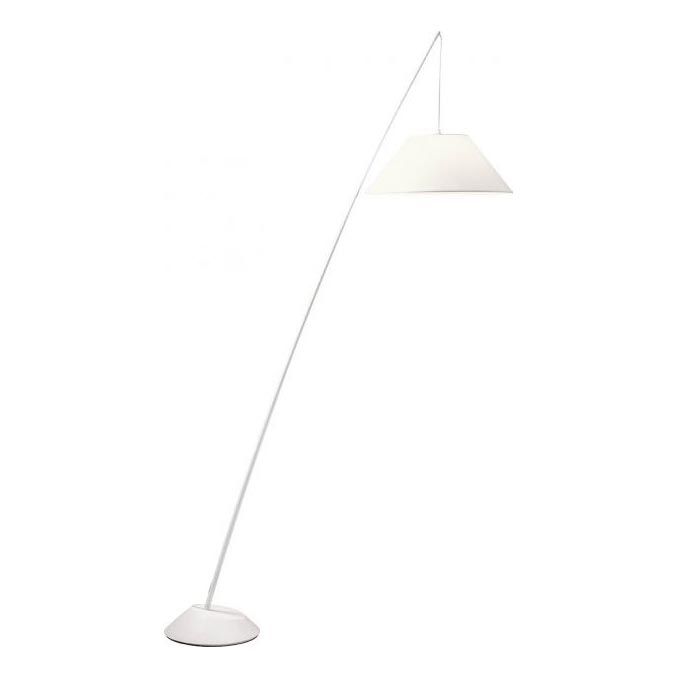 Redo 01-1988 - Gulvlampe FISHER 1xE27/42W/230V hvid