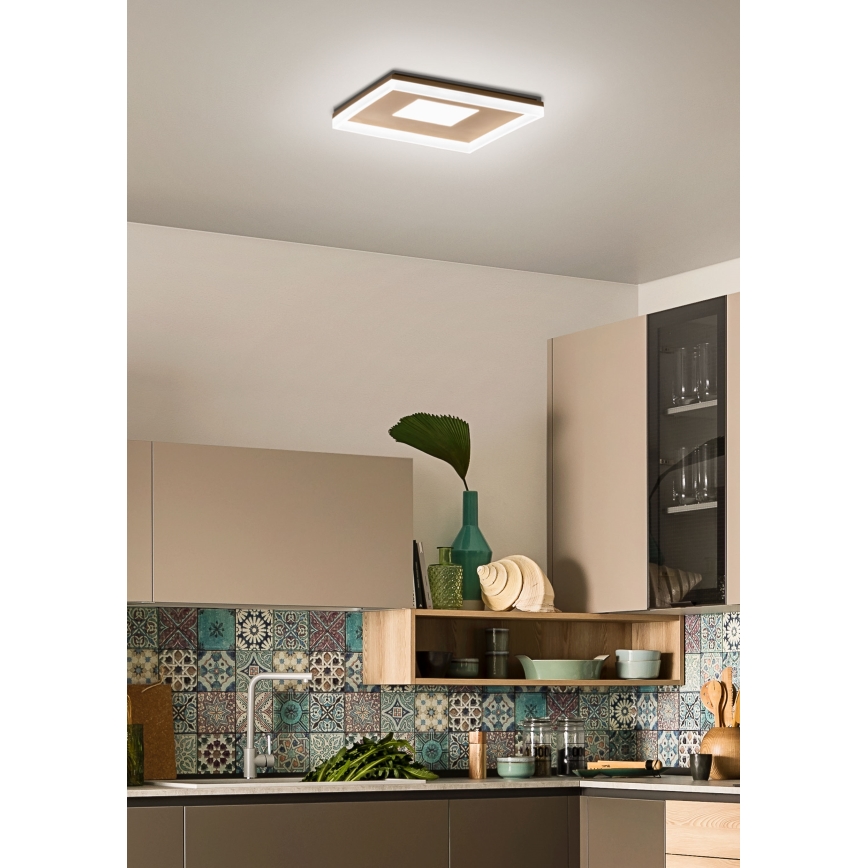 Redo 01-2000 - Dæmpbar LED-loftlampe MAYA LED/55W/230V 51x51 cm guld