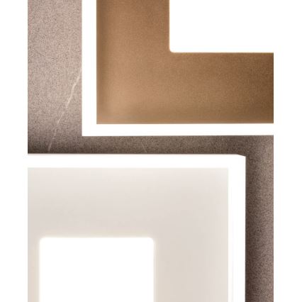 Redo 01-2000 - Dæmpbar LED-loftlampe MAYA LED/55W/230V 51x51 cm guld