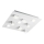 Redo 01-2014 - LED loftlampe PIXEL LED/27W/230V 3000K 35x35 cm hvid