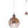 Redo 01-2064 - Pendel PLUMEN 1xE14/40W/230V diameter 15 cm kobber