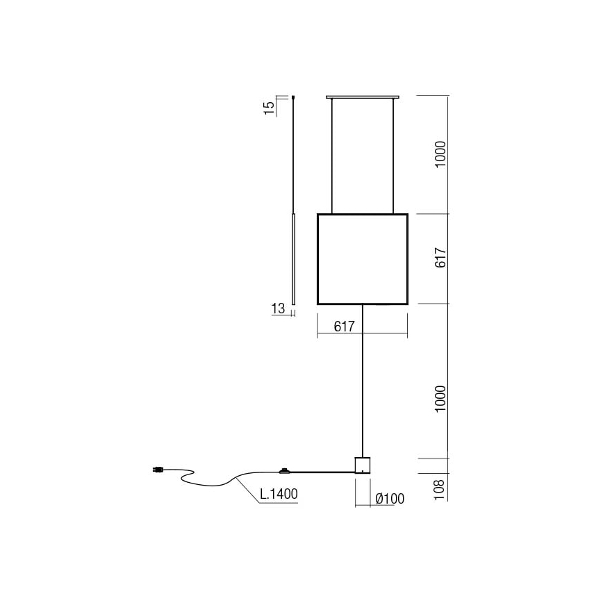 Redo 01-2134 - LED gulvlampe SLICK LED/28W/230V sort