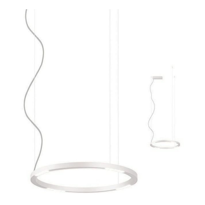 Redo 01-2202 - LED pendel UNION LED/34W/230V CRI 90 3000K diameter 60 cm hvid