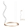 Redo 01-2203 - LED pendel UNION LED/34W/230V CRI 90 3000K diameter 60 cm guldfarvet