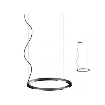 Redo 01-2204 - LED pendel UNION LED/34W/230V CRI 90 3000K diameter 60 cm sort