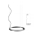 Redo 01-2204 - LED pendel UNION LED/34W/230V CRI 90 3000K diameter 60 cm sort