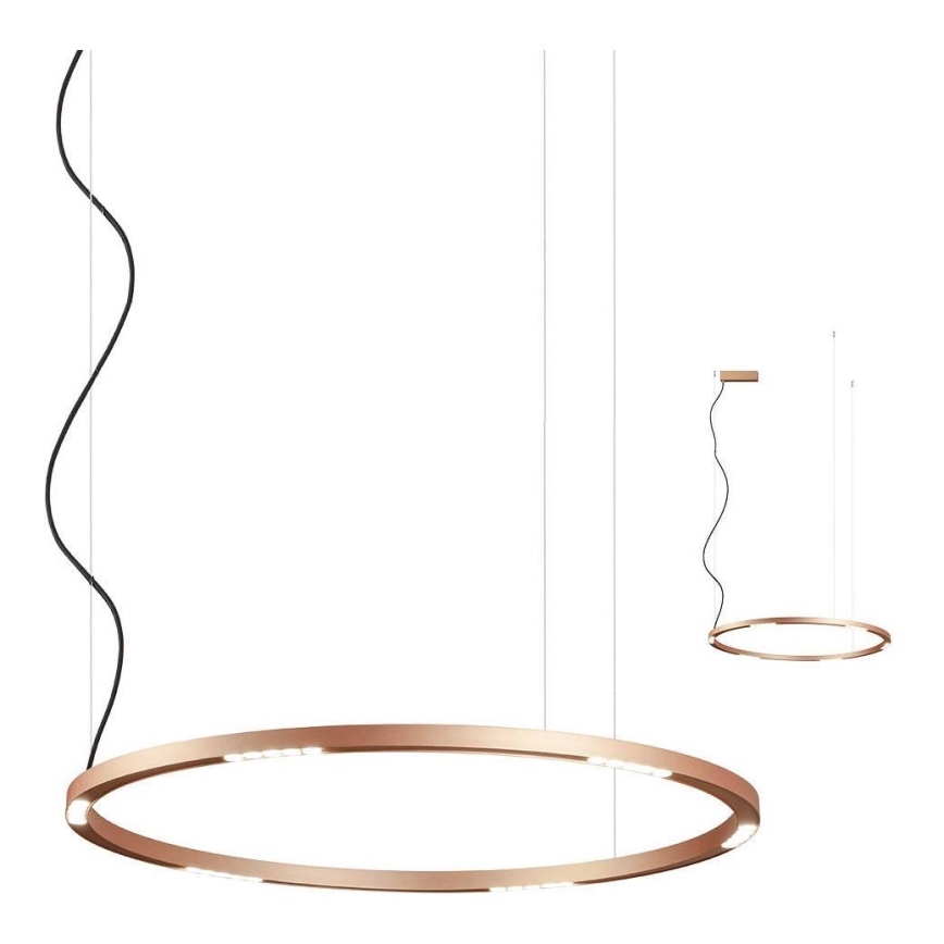 Redo 01-2206 - LED pendel UNION LED/50W/230V CRI 90 3000K diameter 90 cm guldfarvet