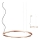 Redo 01-2206 - LED pendel UNION LED/50W/230V CRI 90 3000K diameter 90 cm guldfarvet
