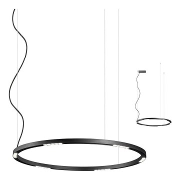 Redo 01-2207 - LED pendel UNION LED/50W/230V CRI 90 3000K diameter 90 cm sort