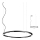 Redo 01-2207 - LED pendel UNION LED/50W/230V CRI 90 3000K diameter 90 cm sort