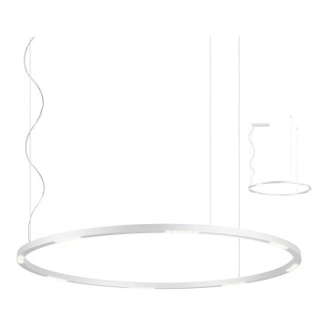 Redo 01-2208 - LED pendel UNION LED/68W/230V CRI 90 3000K diameter 120 cm hvid