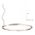 Redo 01-2209 - LED pendel UNION LED/68W/230V CRI 90 3000K diameter 120 cm guldfarvet