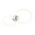 Redo 01-2224 - LED loftlampe dæmpbar SPELL LED/43W/230V 3000K skinnende krom