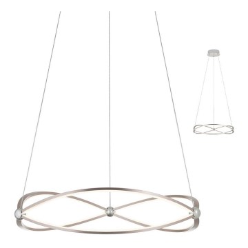 Redo 01-2251 - LED pendel dæmpbar QUARK LED/43W/230V 3000K diameter 60 cm mat krom