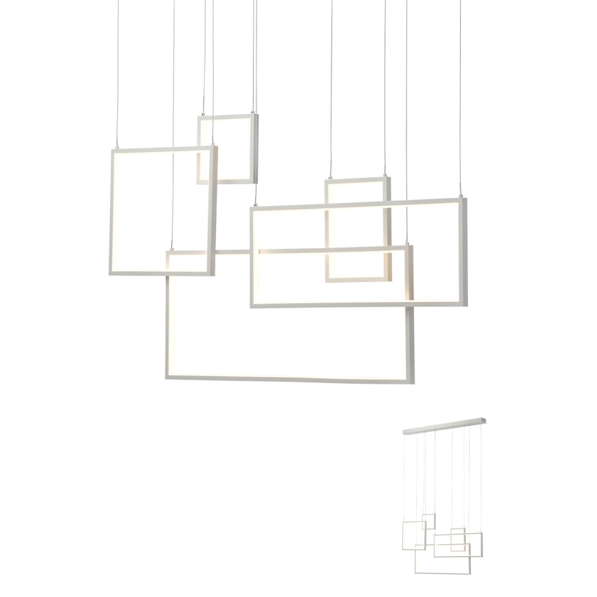 Redo 01-2316 - Dæmpbar LED-pendel på wire PLANA LED/80W/230V hvid
