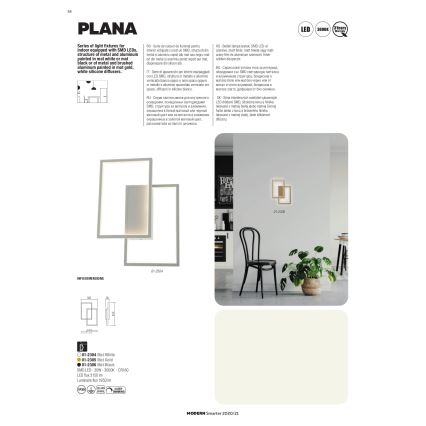 Redo 01-2317 - Dæmpbar LED-pendel PLANA LED/80W/230V med wireophæng, guld