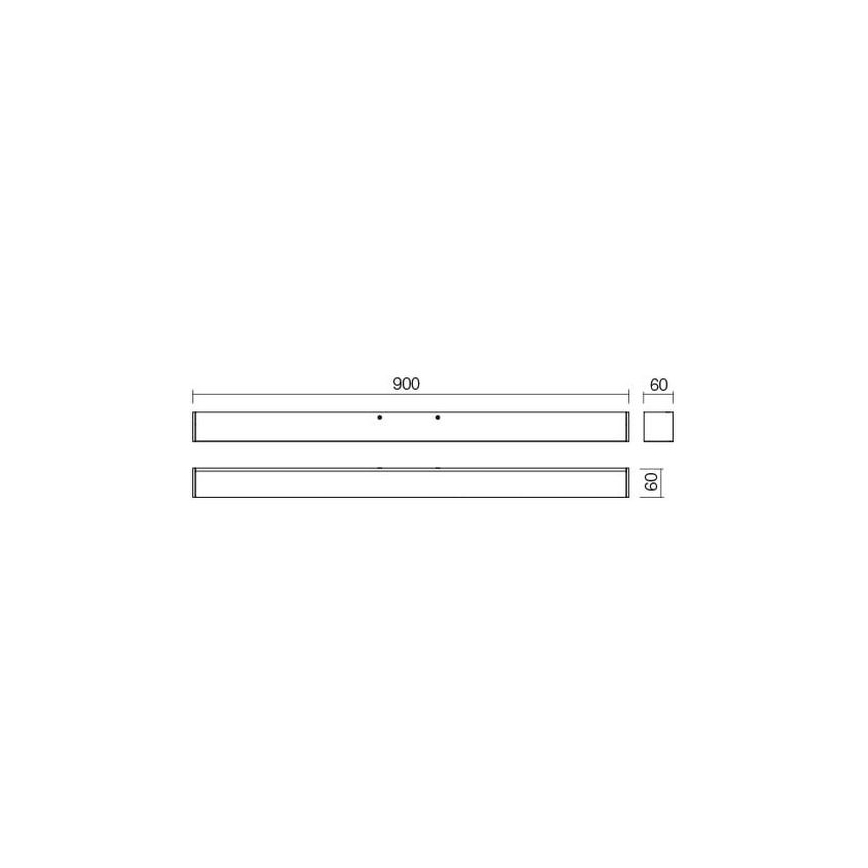 Redo 01-2328 - LED spejllampe til badeværelse THELA LED/25W/230V 90 cm CRI 90 IP44