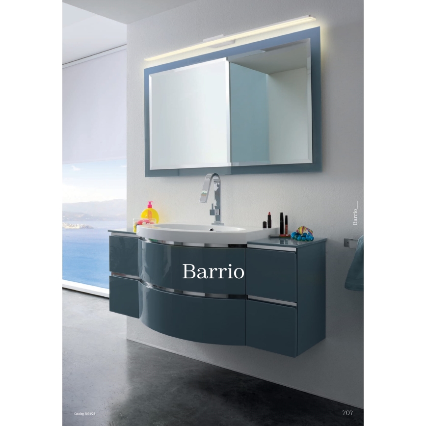 Redo 01-2511 - LED spejllampe til badeværelse BARRIO LED/34,32W/230V 120 cm CRI 90 IP44 hvid
