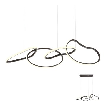 Redo 01-2596 - LED pendel dæmpbar BIAS LED/87,4W/230V CRI 90 3000K sort