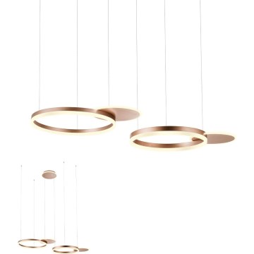 Redo 01-2607 - LED pendel dæmpbar SIGUA LED/99W/230V CRI 90 3000K brun