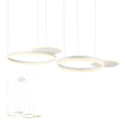 Redo 01-2608 - Dæmpbar LED-lysekrone på wire SIGUA LED/114W/230V CRI 90 hvid