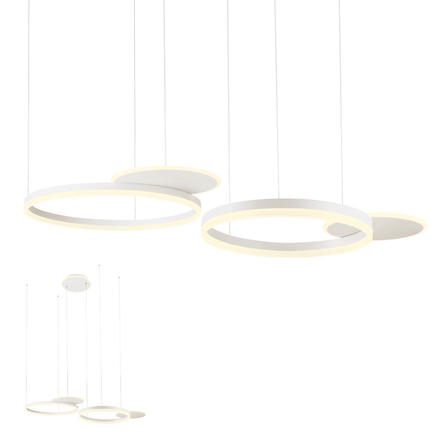 Redo 01-2608 - Dæmpbar LED-lysekrone på wire SIGUA LED/114W/230V CRI 90 hvid