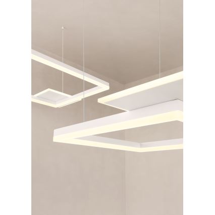 Redo 01-2611 - LED dæmpbar pendel på wire SIGUA LED/110W/230V CRI 90 hvid