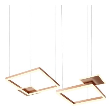 Redo 01-2613 - LED-dæmpbar pendel på wire SIGUA LED/110W/230V CRI 90 brun
