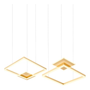 Redo 01-2615 - LED-dæmpbar pendel på wire SIGUA LED/137W/230V CRI 90 guld