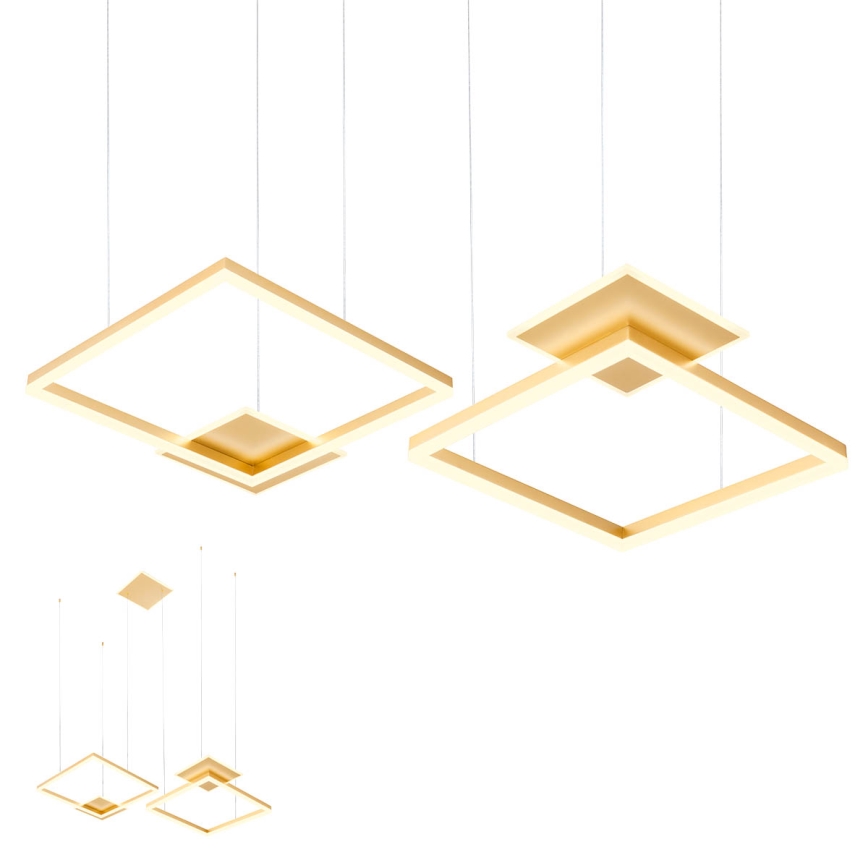 Redo 01-2615 - LED-dæmpbar pendel på wire SIGUA LED/137W/230V CRI 90 guld