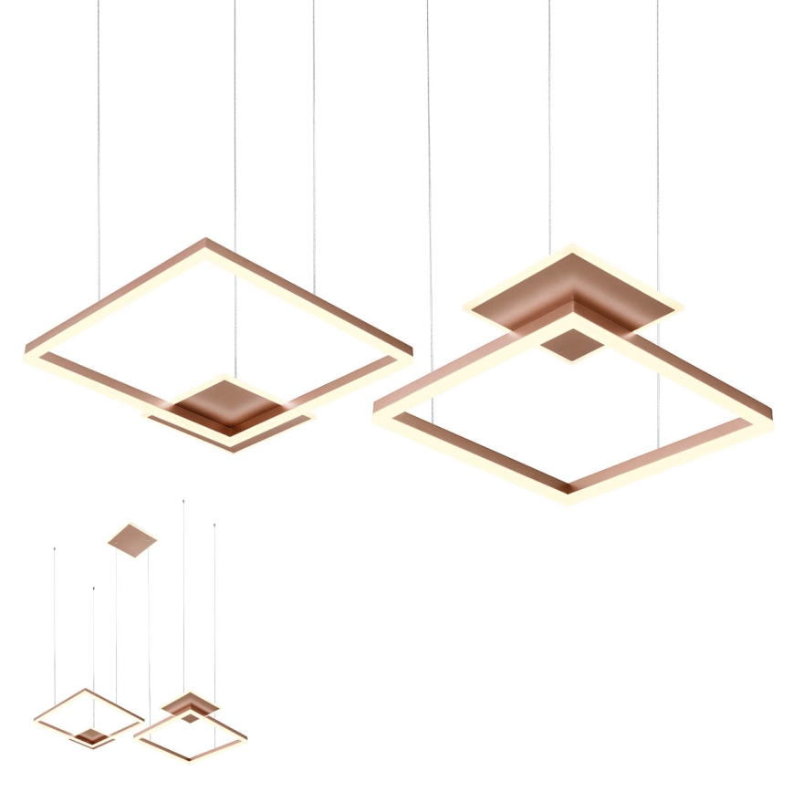 Redo 01-2616 - Dæmpbar LED-pendel med wireophæng SIGUA LED/137W/230V CRI 90 brun