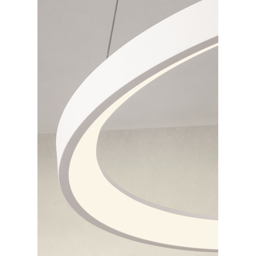 Redo 01-2675 - Dæmpbar LED-lysekrone på wire ICONIC LED/60W/230V Ø 78 cm hvid