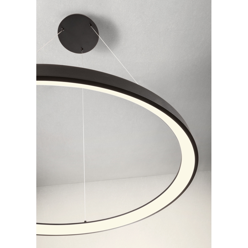 Redo 01-2677 - LED pendel dæmpbar ICONIC LED/60W/230V diameter 78 cm sort
