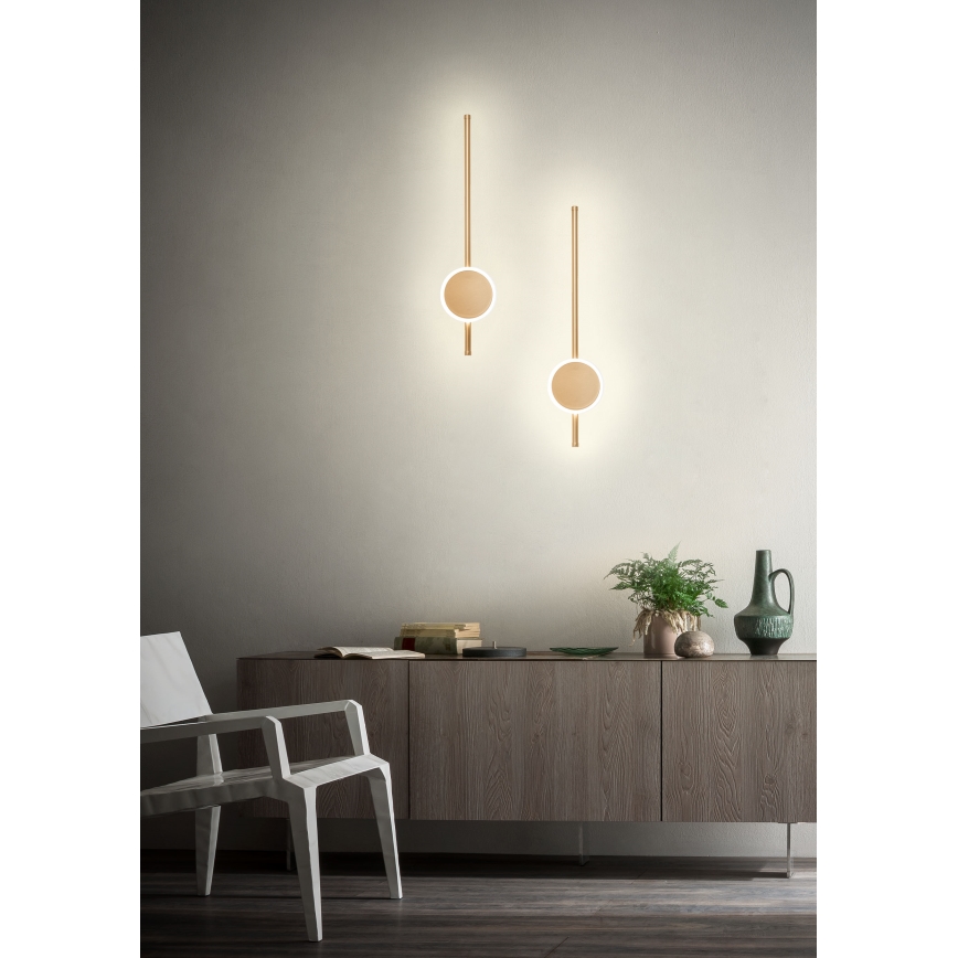 Redo 01-2700 - LED væglampe DIAZ LED/18W/230V CRI 90 guldfarvet