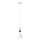Redo 01-2709 - Pendel KILT 1xE27/42W/230V diameter 12 cm hvid